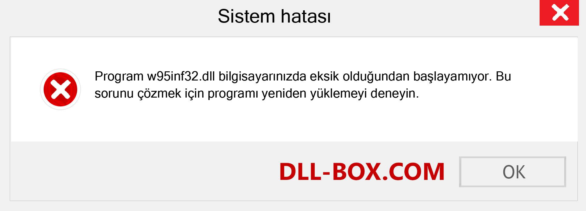 w95inf32.dll dosyası eksik mi? Windows 7, 8, 10 için İndirin - Windows'ta w95inf32 dll Eksik Hatasını Düzeltin, fotoğraflar, resimler